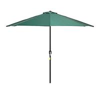 OutSunny Parasol Water-Resistant Metal, Polyester Green