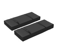 Outsunny Parasol Weights Set of 2, Parasol Base Weights Bags, 25kg Fillable Sandbag Weights with Handles, Cantilever Umbrella Base Weights, Black