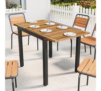 Outsunny Patio Dining Table Expandable 80-120 cm