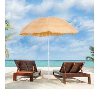 Outsunny Hawaii Garden Parasol (base not included) - Yellow, Yellow