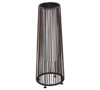 Outsunny Patio Garden Solar Powered Lights Woven Resin Wicker Lantern Auto On/Off