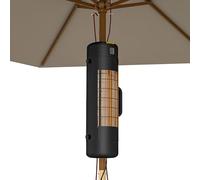 Electric Parasol Mounted Patio Heater, Outdoor Heater w/ 2 Setting