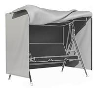 Outsunny Patio Swing Chair Cover 3 Seater 177 x 114 x 152cm Light Grey