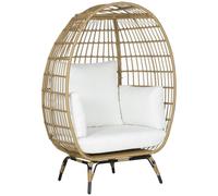 Outsunny PE Rattan Outdoor Egg Chair