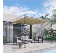 OUTSUNNY Pergola Cover Replacement for 3x3 m/4x3 m Frame in Beige Outsunny Beige