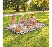 Outsunny Picnic Blanket, 300X200Cm Beach Blanket Outdoor Picnic Mat