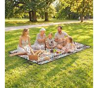 OUTSUNNY Picnic Blanket, 300x200CM Beach Blanket Outdoor Picnic Mat | Size: 2m x 3m Outsunny Multicolor 2m x 3m