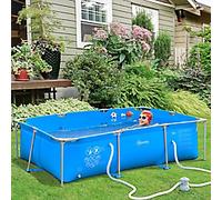 OutSunny Pool 1000 D PVC and Steel Blue