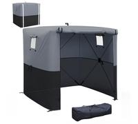 Outsunny 2 x 2m Pop Up Gazebo with Sides Easy up Party Tent with Carry Bag Black, none
