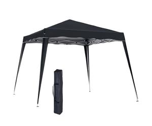 Outsunny Pop-Up Tent, 3Mx3M, Black - Shade, Quality, Easy Setup, Perfect for Out