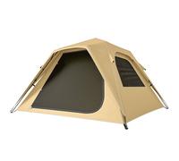 Outsunny Pop Up Tent Waterproof Instant Camping Tents 2-3 People Khaki Khaki