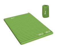 Outsunny Portable Inflatable Camping Bed with Double Mattress Green - 195cm x 138cm x 10cm