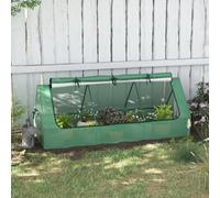 Outsunny Portable Small Polytunnel With Mesh Windows, 240X90X90Cm