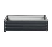 Outsunny Raised Garden Bed Elevated Planter Box for Flowers Grey | TJ Hughes