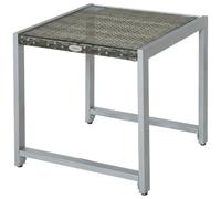 Outsunny Rattan End Table Side Coffee Desk Outdoor Patio Sofa Chat | Wicker, Garden Furniture