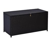 Rattan Storage Box Dark Brown 284L