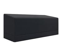 Outsunny 190X72X76Cm Rectangular Patio Furniture Cover For Chairs Black