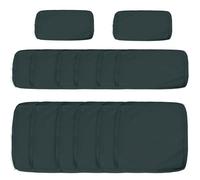 Outsunny Garden Rattan Sofa Set Polyester Cover Replacement No Cushion In Grey Grey
