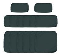 Outsunny Replacement Cushion Covers for Garden Sofa Set Outdoor Green | Garden Rattan Sofa Cushion, Polyester Cover Replacement, No Cushion Included