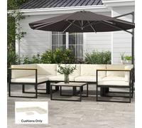 Outsunny Replacement Cushions for Outdoor Furniture Garden Seat Cushion Pad