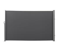 Outsunny Retractable Sun Side Awning Screen Fence Patio Garden Wall Balcony Screening Panel Outdoor Blind Privacy Divider (3x1.8M, Grey)