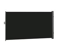 Outsunny 3x2M Retractable Side Awning Screen Fence Patio Privacy Divider Black - 300 L x 160 H cm