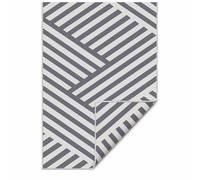 Outsunny Reversible Waterproof Outdoor Rug W/ Carry Bag, 182 X 274Cm, Grey