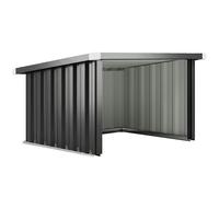 Outsunny Robot Mower Garage with Sloped Roof for Robotic Lawn Mower Storage, Weatherproof, 108 x 86 x 62.5 cm, Dark Grey