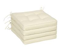 OutSunny Seat Cushion Cream 84G-017V70CW 4 Pieces