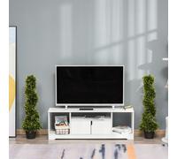 Outsunny 90cm/3FT Artificial Trees, Spiral Topiary Trees w/Pot Set Of 2, Fake Indoor Greenery Plant Home Office Garden Decor Green