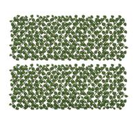 Outsunny Set of 2 Expandable Artificial Trellis Hedges, 2 x 1 m | Garden screening, realistic leaf privacy screen, for indoor & outdoor