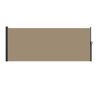 Outsunny Side Awning Retractable 400 x 160cm Khaki, Khaki