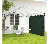 Outsunny Side Panel For 3X3 M Pop Up Gazebos, 1 Pack Sidewall Only, Green