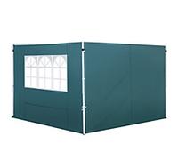 OutSunny Side Walls for Pop up Tent 2 x 0.3 x 0.1 m Green