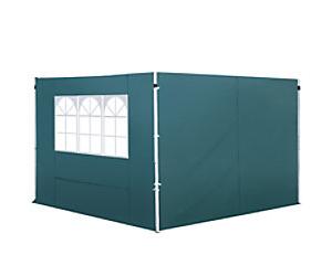 OutSunny Side Walls for Pop up Tent 2 x 0.3 x 0.1 m Green