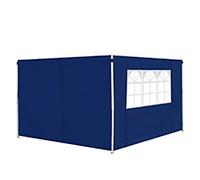 OutSunny Side Walls for Pop up Tent 2 x 0.3 x 2.95 m Blue