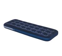 Outsunny Single Air Mattress, Portable Air Bed with Flocked Surface, Blue, Blue