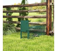 Outsunny Dark Green Single Door Rat Trap - Size: 20 x 60 x 18cm - Wilko