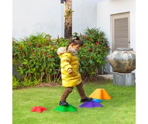 Outsunny Six-Piece Kids Balance Stepping Stones