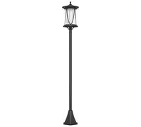 Outsunny Solar Lamp Post Light 1.3 M LED Outdoor Street Light Cool White