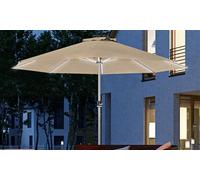 Outsunny Solar Powered Garden Parasol with Integrated Lights