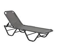 Outsunny Sun Lounger Relaxer Recliner w/5-Position Adjustable Backrest Pool Sun