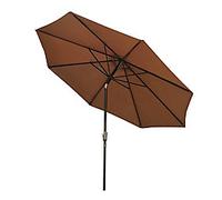 Outsunny Sun Umbrella 840-070CF Steel, Polyester Coffee