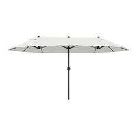 Outsunny 4.6m Garden Parasol Double Sided Sun Umbrella No Base | Large Patio Market Canopy Shade, Outdoor Use