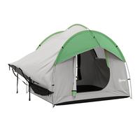 Outsunny SUV Car Tent for Camping, Waterproof PU2000mm, 5 Man Tailgate Tent, 2.4 x 2.1 m, Grey and Green