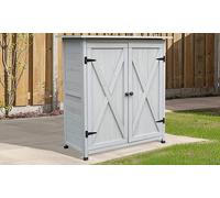 Outsunny Tall Sheds: 845-210GY Grey