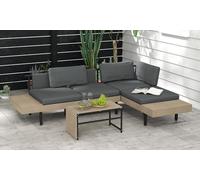 Outsunny Three-Piece Garden Furniture Set