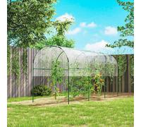 Outsunny Tomato Greenhouse with Top Tap, Pointed Bottom and Guy Ropes, Clear