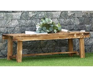Outsunny Two-Seater Outdoor Garden Bench: 84B-362