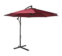 Alfresco Cantilever Garden Parasol 3 Metres, red